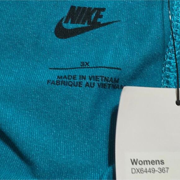 Nike Women Bright Spruce Stardust High-Waisted Leggings (DX6449-367) PLUS SZ 3X - Picture 9 of 9